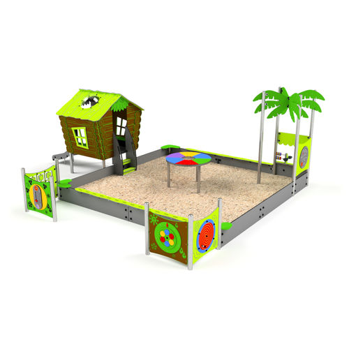 HDPE-Spielplatzgerät - 3211S - Astrus Playgrounds - Metall / modular