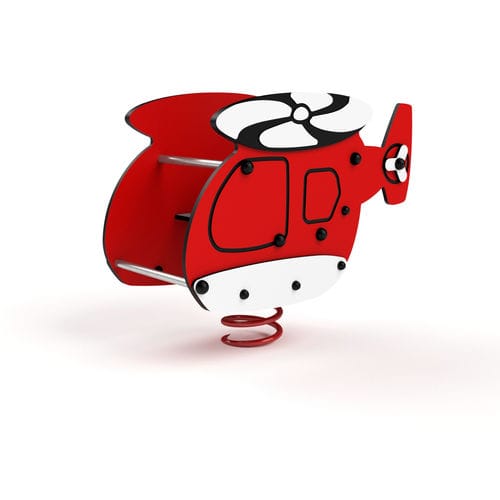 Metall-Federwippe - 3428S HELICOPTER - Astrus Playgrounds - HDPE / Transport / 1 Person