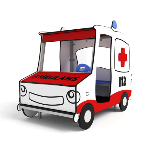 Fahrzeug für Spielplätze - 3704S AMBULANCE - Astrus Playgrounds