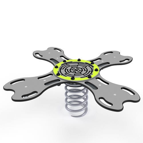 HDPE-Federwippe - 3406S LABIRYNTH - Astrus Playgrounds - Natur / Viersitzer