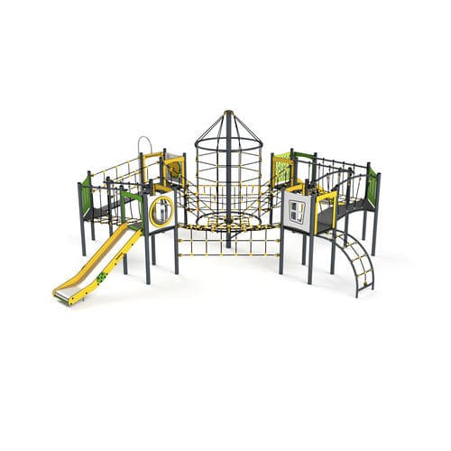 Metall-Spielplatzgerät - 11145 - Astrus Playgrounds - HDPE / Kordel / modular