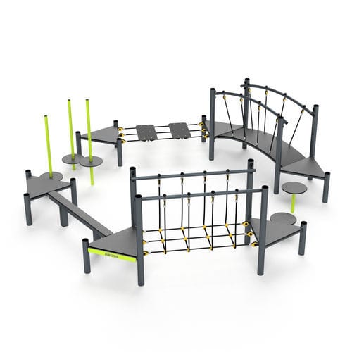 Fitnesspark für Spielplätze - 3645S - Astrus Playgrounds - für Schulen / für sportliche Aktivität / für öffentliche Bereiche