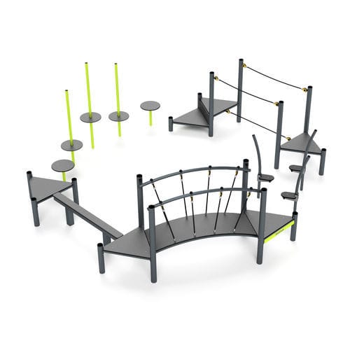 Fitnesspark für Spielplätze - 3647S - Astrus Playgrounds - für Schulen / für sportliche Aktivität / für öffentliche Bereiche