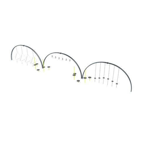 Trimm-Dich-Pfad / für Spielplätze - 3610S - Astrus Playgrounds - Laufbrücke / Slalom / für Außenbereich