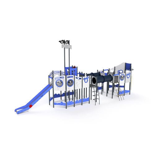 HDPE-Spielplatzgerät - 3016S GALEON - Astrus Playgrounds - Metall