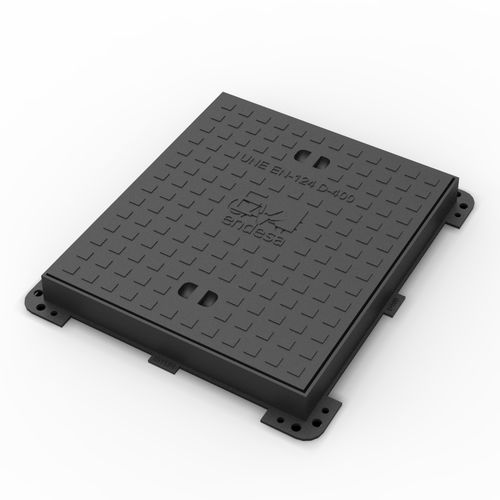 Unsichtbarer Schachtdeckel 60x60cm - Kunststoff Rasenabdeckung Bis 200kg Belastung