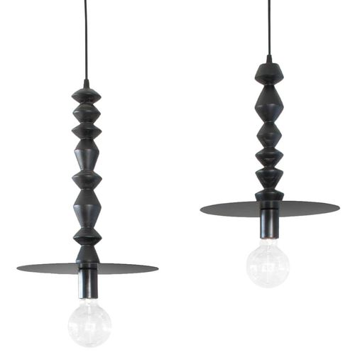 Hängelampe - TOTEM - Studio 19 - Holz / modern / mit Kabel