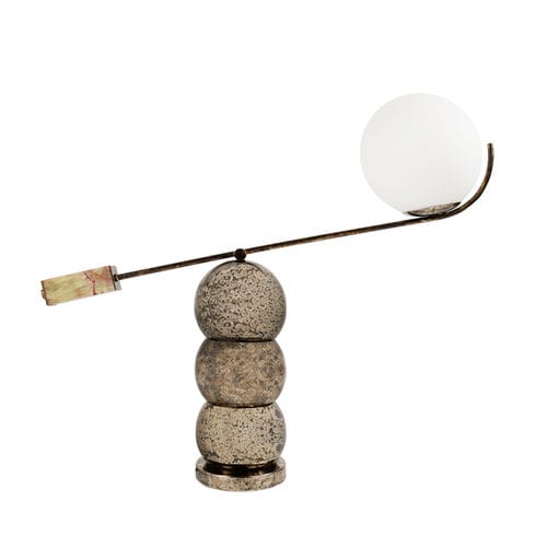 Tischlampe - CATAPULT - Studio 19 - Glas / Onyx / modern