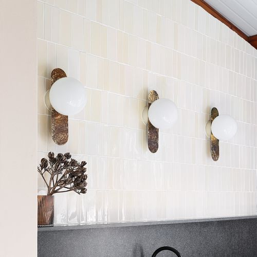 Moderne Wandleuchte - LOZENGE SOLID - Studio 19 - für den Innenraum / pulverbeschichteter Stahl / LED