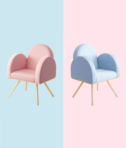 Moderner Sessel - NO MORE MACARON - Ziinlife - Stoff / Holz