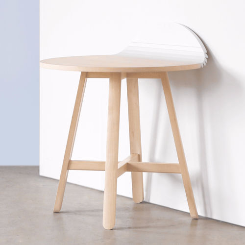Moderner Tisch - DALI  - Ziinlife - Buche / rund / klappbar