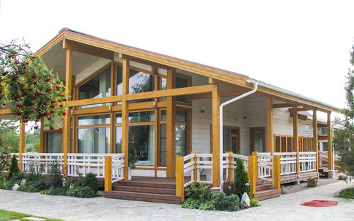 Fertigbauhaus - AMBER 205 - Lumi Polar - umweltfreundlich / energiesparend / modern
