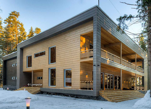 Fertigbauhaus - PREMIER 982 - Lumi Polar - umweltfreundlich / energiesparend / modern
