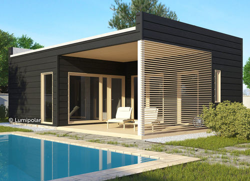 Fertigbau-Gebäude - ARBOR SAUNA 40 - Lumi Polar - Brettschichtholz / Holzkonstruktion / für Gesundheitseinrichtungen