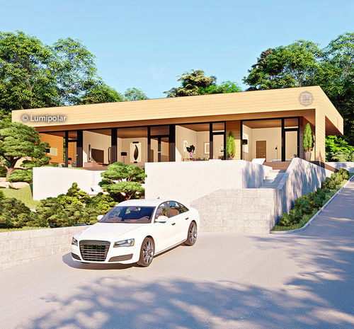 Modellhaus - CREDO 210 - Lumi Polar - umweltfreundlich / energiesparend / modern