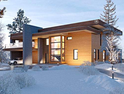 Modellhaus - CHARISMA 618 - Lumi Polar - umweltfreundlich / energiesparend / modern
