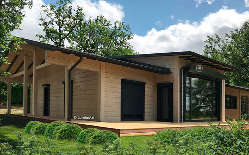 Modernes Haus - DIJON 174 - Lumi Polar - ebenerdig / Kiefer / für Privatgebrauch