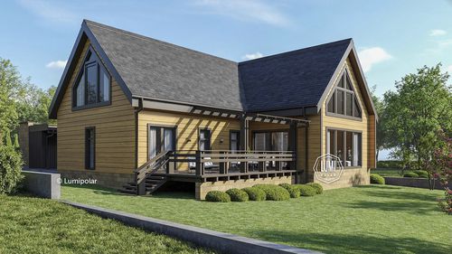 Modellhaus - KAVERI - Lumi Polar - Modul / modern / mit Terrasse