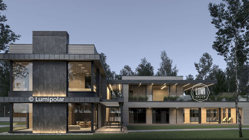 Modellhaus - RESIDENCE 533 - Lumi Polar - modern / Holz