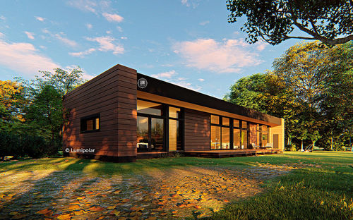 Modellhaus - BELT 164 - Lumi Polar - modern / mit Terrasse / ebenerdig