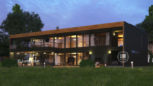 Modellhaus - ESMERALDA 436 - Lumi Polar - modern / mit Terrasse / 2-Etagen