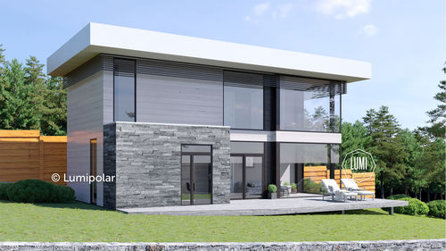 Modellhaus - STEP 154 - Lumi Polar - modern / modern / minimalistisch
