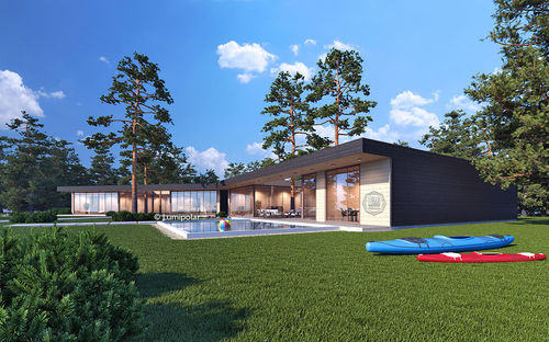 Modellhaus - LA MANCHE 644 - Lumi Polar - modern / modern / ebenerdig