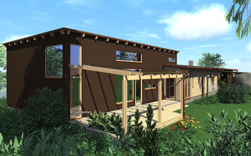 Modellhaus - AVALLON 212 - Lumi Polar - modern / modern / 2-Etagen