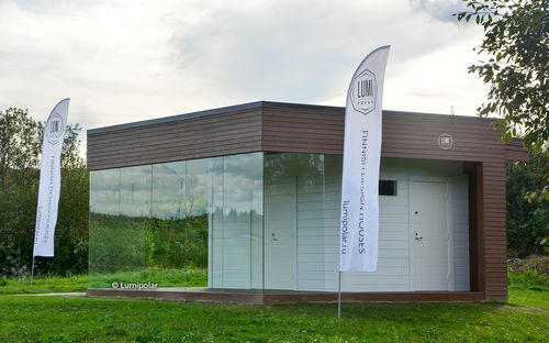 Sauna für Privatgebrauch - RAEVO GOLF 17 - Lumi Polar - für Gewerbegebrauch / Holz