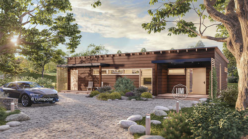 Sauna für Privatgebrauch - LANZAROTE 151 - Lumi Polar - für Gewerbegebrauch / Holz