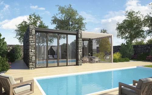 Fertigbauhaus - ROCK PLAISIR 67 - Lumi Polar - modern / modern / mit Terrasse