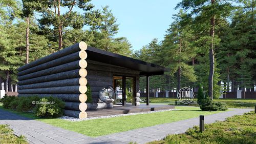 Sauna für Privatgebrauch - KELO - Lumi Polar - für Gewerbegebrauch / Holz / Außen
