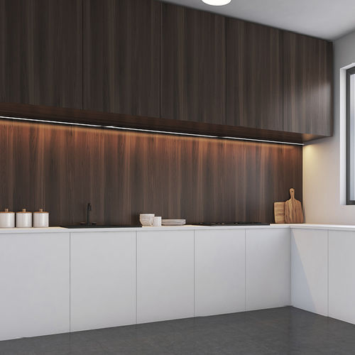 Paneel-Fassadenverkleidung - COLOFER® VARIO GOLDEN OAK3 - voestalpine - Folie / Kassetten / Stahl