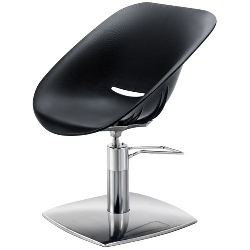 Moderner Friseurstuhl - LARA - Ceriotti - Aluminium / Polypropylen / mit Hubhydraulik