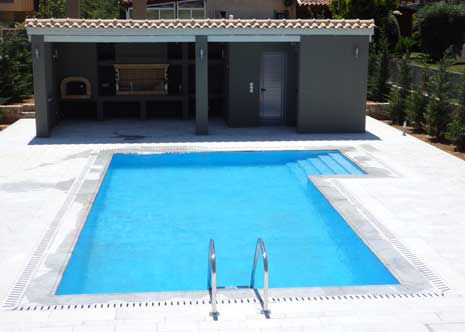 Überlaufschwimmbecken - FUJI FOUNTAINS NIKOLAIDIS - für Außenbereich / erdverlegt / Beton