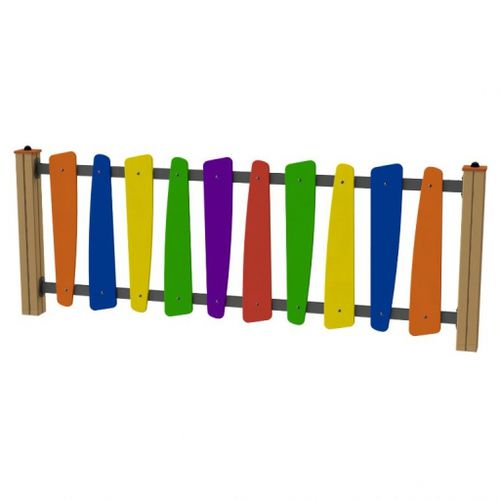 Zaun mit Stangen - NATURE  - Bragmaia - Spielplatz / Metall / Holz