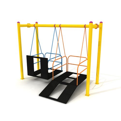 Holzschaukel - MAE-036 - Mertoglu - Spielplatz / behindertenfreundlich