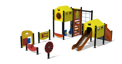 Spielplatzgerät für öffentliche Einrichtungen - duki - Mertoglu - HDPE / Metall / modular