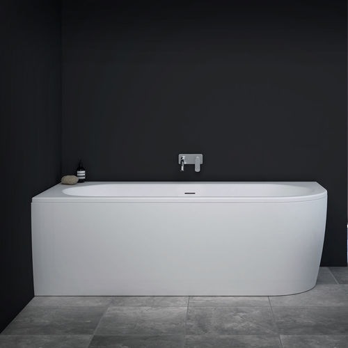 Ovale Badewanne - SLIM CORNER - Aquaestil plus - für Eckeinbau / freistehend / Acryl