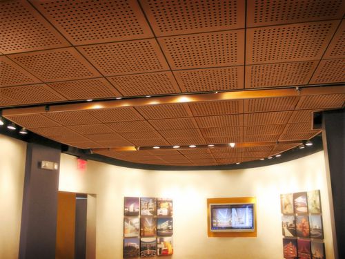 Holzzwischendecke - Kaya Panel Suspended Ceiling - Platten / perforiert / Dekor