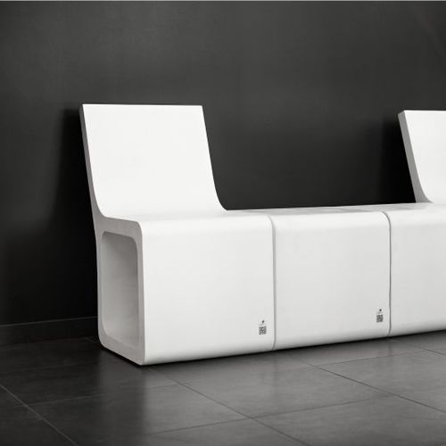Moderner Stuhl - HARMONY - Modern Line - für Außenbereich / für den Innenraum / Satin