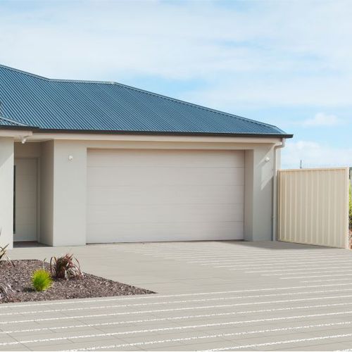 Betonplattenbelag - ECOSOLID - Modern Line - für Garten / texturiert / Fußgänger
