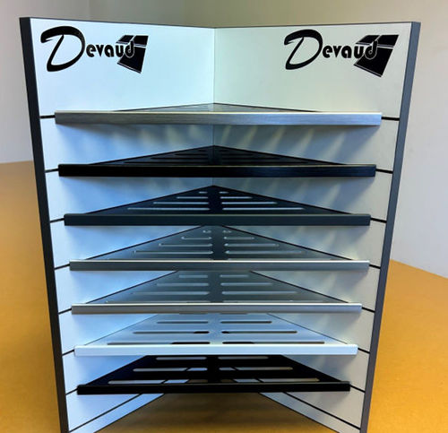 Regal für Badezimmer - DEVAUD SAS - wandmontiert / modern / Aluminium