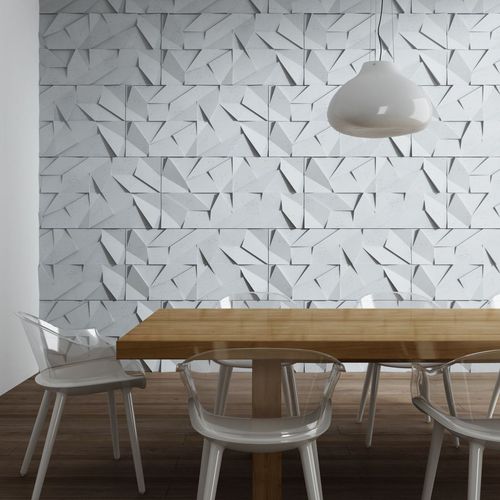 Dekorplatte für Wand - PB 06 - vhct - feuerfest / Beton / 3D