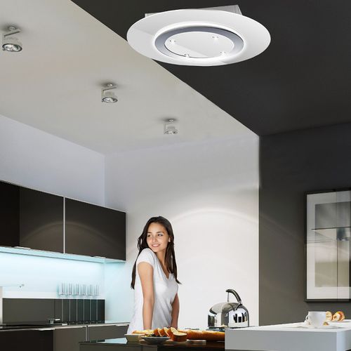 Deckenmontierter Dunstabzug - LA-90-GRAVITY-STRATOS-WHT - Luxair Cooker Hoods Kitchen Extractors - Umluft / mit integrierter Beleuchtung / originelles Design