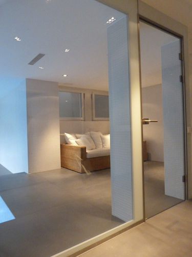 Abnehmbare Trennwand - Kowalski SA - mit Glasfront / für Privatgebrauch / für Pool