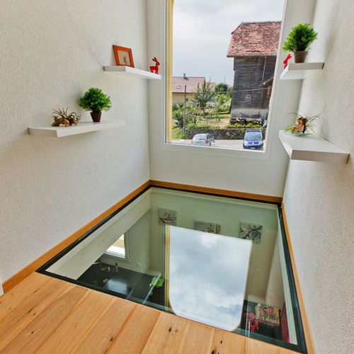 Fertigbau-Zwischendecke - Kowalski SA - selbsttragend / Glas