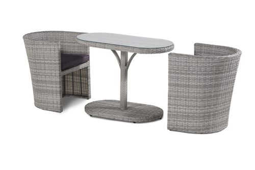 Klassische Tisch- und Stuhlkombination - CONTINENTAL - Hartman Outdoor Products BV - für Garten / Glas / für Privatgebrauch