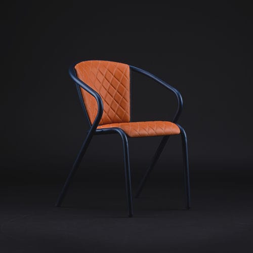 Moderner Stuhl - BICAchair XL GENTS - BICA chair - für den Innenraum / Leder / Gestell aus Stahl