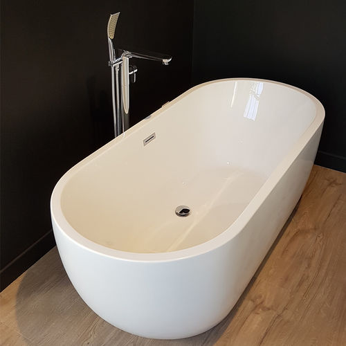 Ovale Badewanne - BOSTON BLANCHE - STANO - freistehend / Glasfaser / doppelt